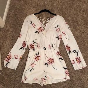 L.A. Hearts flower romper